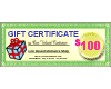 Gift Certificate $100.00 - Click Image to Close